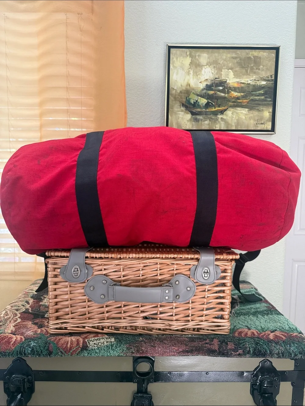 Hine Snowbridge duffel bag- vintage and collectible